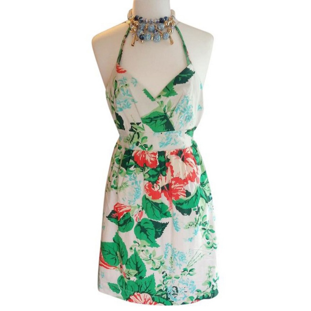 NWT Tommy Hilfiger Tropical Print Cotton Dress